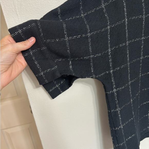 CHPTRS Oversized Keen Blouse in Black Windowpane - Size EU 34 - Picture 12 of 13